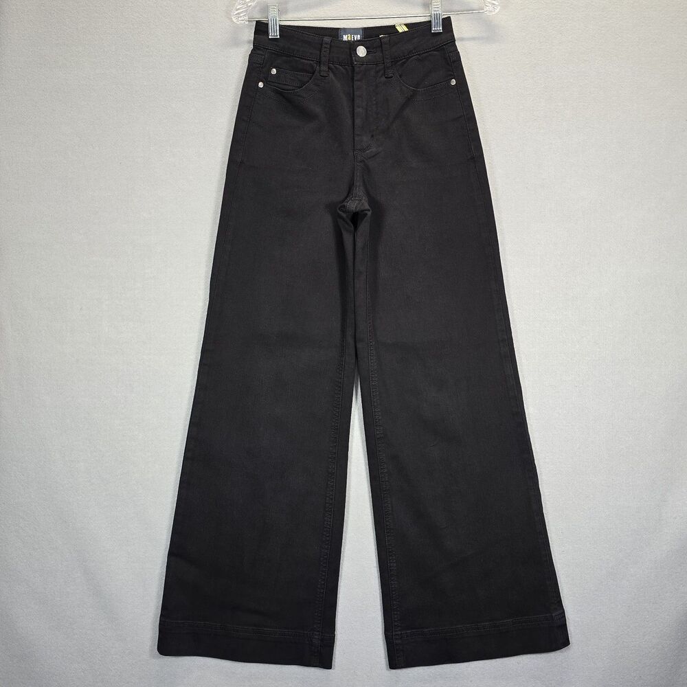 Maeve Colette by Anthropologie High Rise Wide Leg Womens Pants Size 24